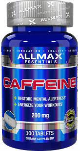 ALLMAX CAFFEINE 200 MG 100 TABLETS
