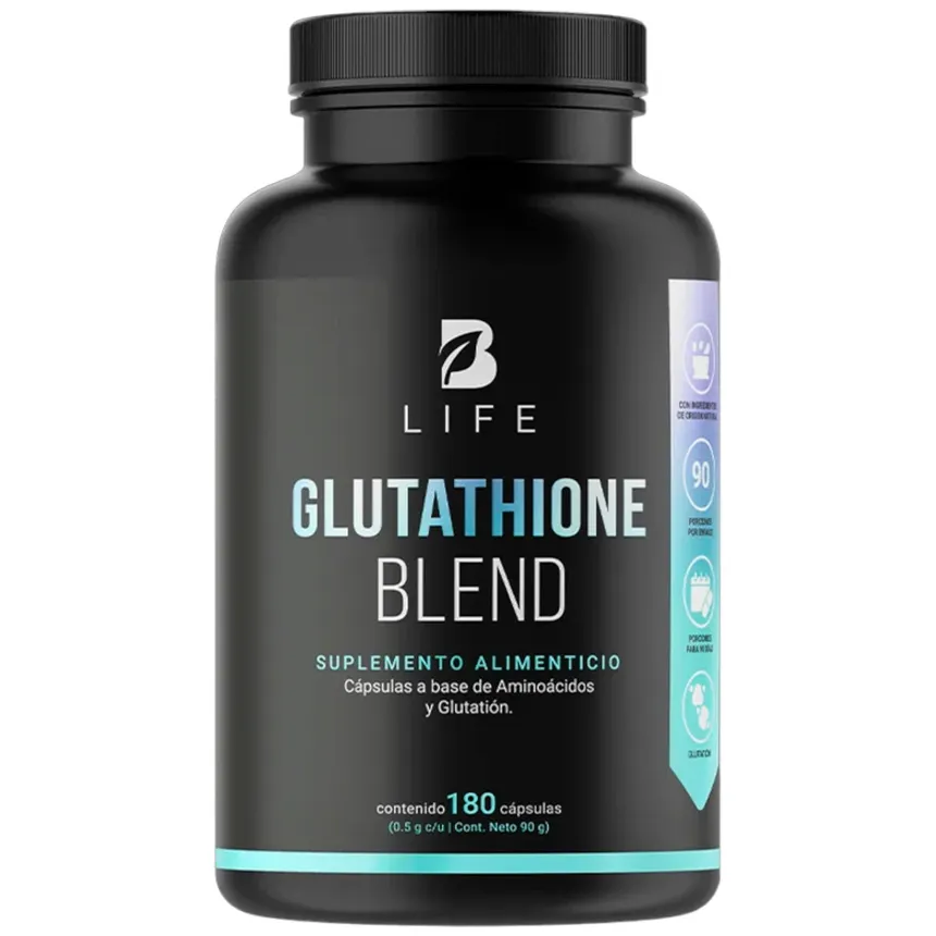 B LIFE GLUTATHIONE 180 CAPS 500 MG