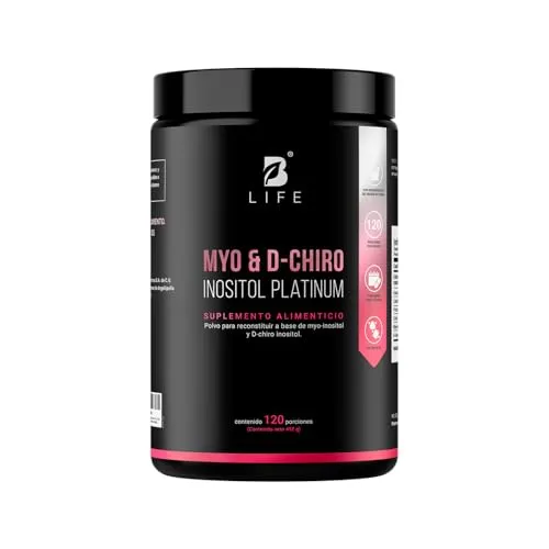 B LIFE MYO y D-Chiro Inositol Platinum Polvo de Ratio 40:1 492 g