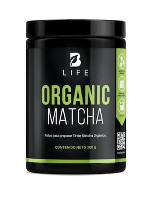 B LIFE ORGANIC MATCHA EN POVO MATCHA ORGANICA 300 GRS