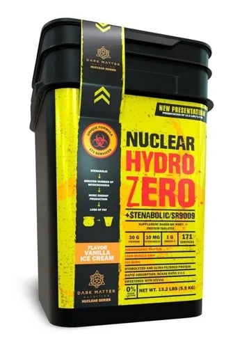DARK MATTER NUCLEAR HYDRO ZERO+STENABOLIC 13.2 LBS VAINILLA ICE CREAM