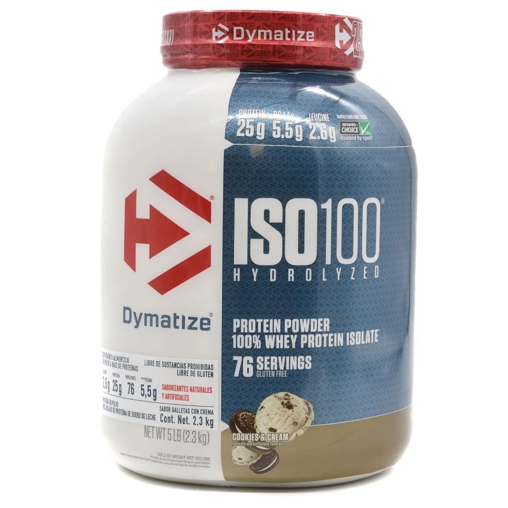 DYMATIZE ISO 100 5 LBS COOKIES & CREAM