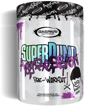 GASPARI SUPER PUMP AGRESSION 25 SERV GANGSTA GRAPE