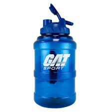 GAT WATER JUG 2.5L BLUE WITH LOGO WHITE/SILVER