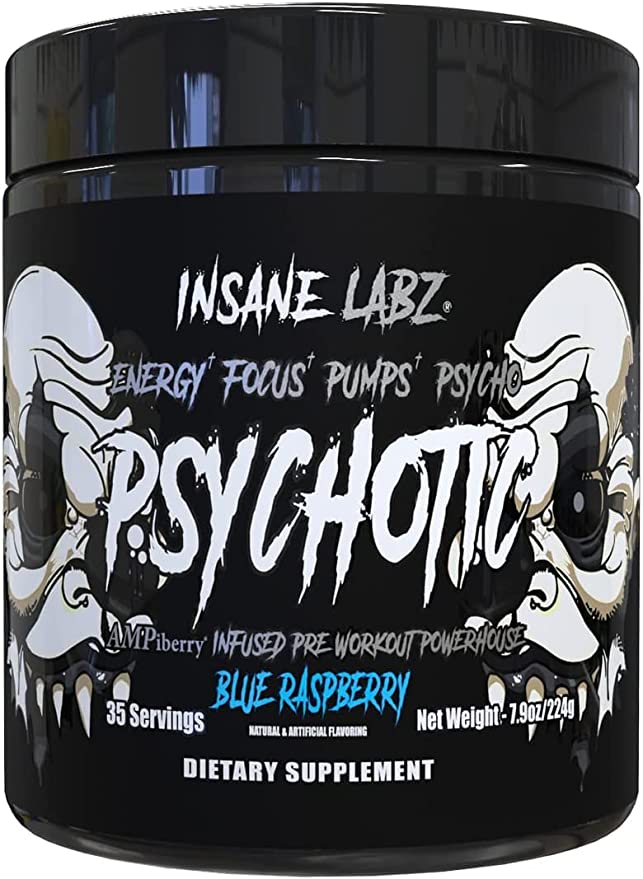 INSANE PSYCHOTIC BLACK 35 SERV BLUE RASPBERRY