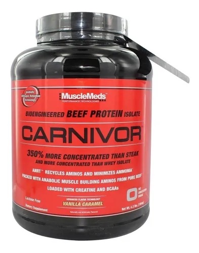 MUSCLEMEDS CARNIVOR 4 LBS VAINILLA CARAMEL