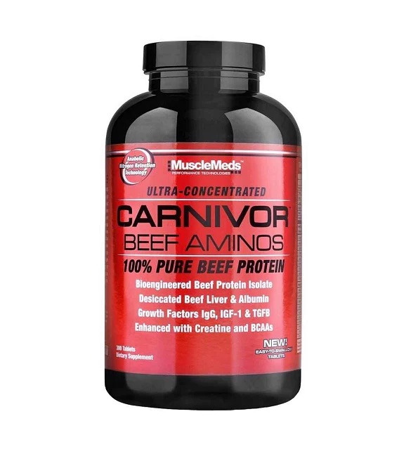 MUSCLEMEDS CARNIVOR BEEF AMINOS 300 TABLETAS