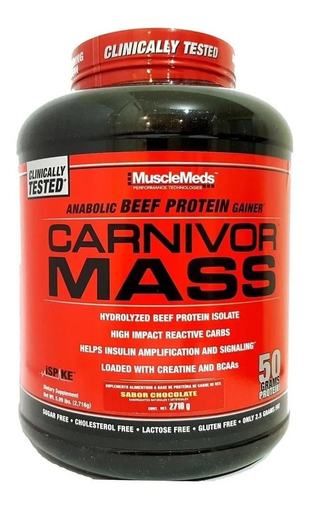 MUSCLEMEDS CARNIVOR MASS 6 LBS CHOCOLATE PEANUT BUTTER