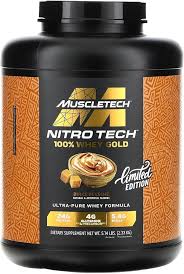 MUSCLETECH NITRO TECH WHEY GOLD 5.03 LBS DULCE DE LECHE