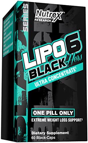 NUTREX LIPO 6 BLACK ULTRA CONCENTRATE INTENSE 60 CAPSULAS