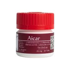 ROTTERDAM PHARMACEUTICAL AICAR (5-AMINOIMIDAZOLE-4-CARBOXAMIDE-RIBONUCLEOTIDE C9H15N4O89) 25 MG 30 TABS