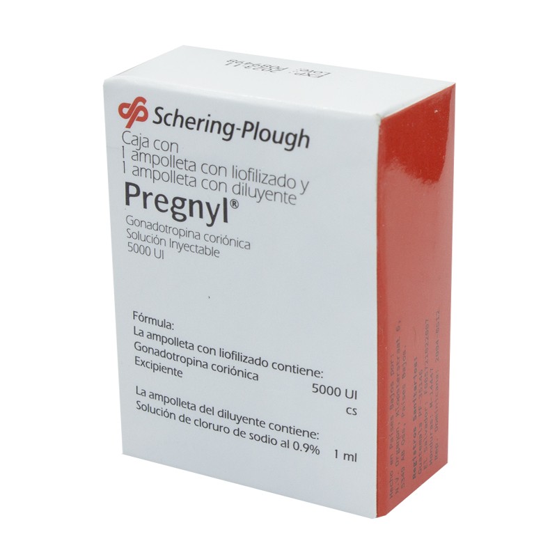 SCHERING-PLOUGH PREGNYL 5000 UI