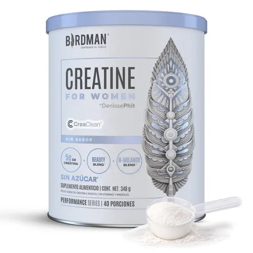 BIRDMAN CREATINE FOR WOMEN SIN SABOR 40 PORCIONES 