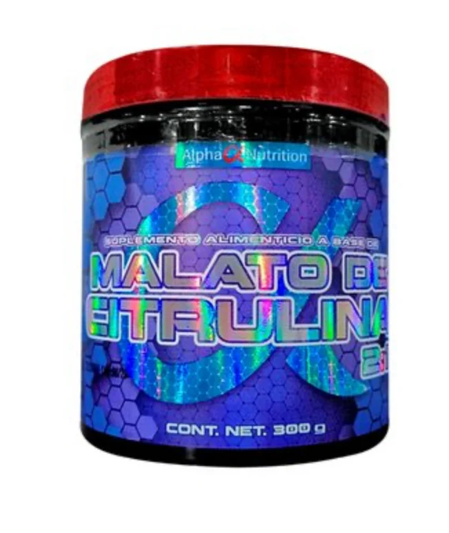 ALPHA NUTRITION MALATO DE CITRULINA 300 GRS 