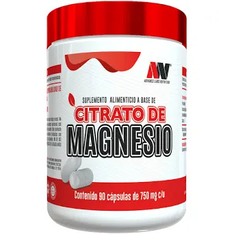 [684611317865] ADVANCE NUTRITION CITRATO DE MAGNESIO 90 CAPS