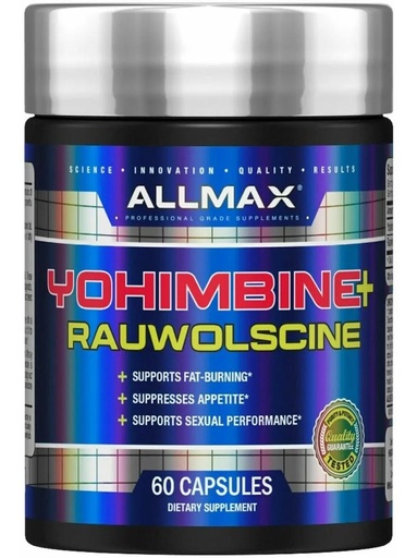[665553223537] ALLMAX YOHIMBING+RAUWOLSCINE 60 CAPS