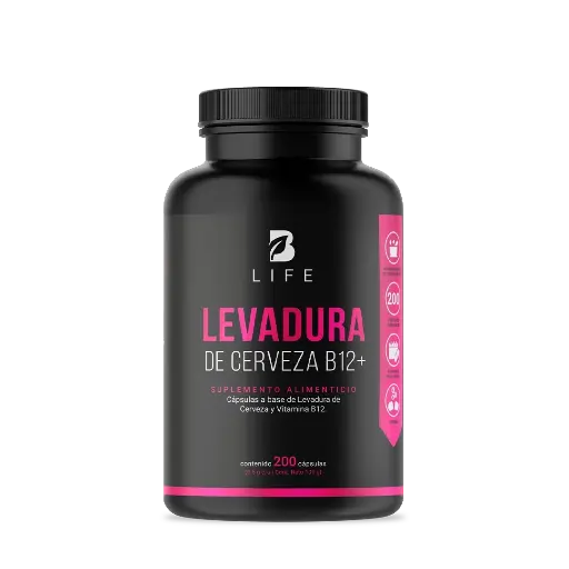 [X002LK23WV] B LIFE LEVADURA DE CERVEZA B12+ 200 CAPS