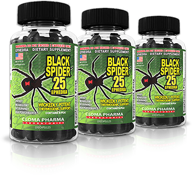 [859613252258] CLOMA PHARMA BLACK SPIDER 100 CAPSULAS