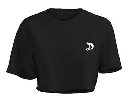 DRAGON CHAMPION MINDSET CROP TOP BLACK (M)