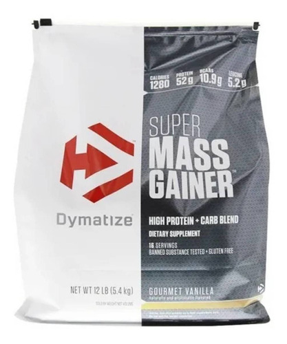 [705016331505] DYMATIZE SUPER MASS GAINER 12 LBS VAINILLA