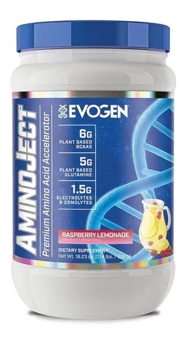 [817189020008] EVOGEN AMINOJECT 30 SERV RASP LEMONADE