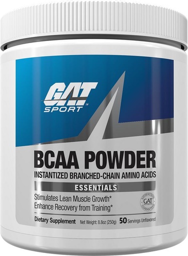 [859613000040] GAT BCAA POWDER 50 SERV 250 G