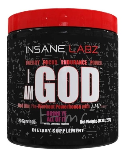 [040232550140] INSANE I AM GOD (25 SERV) DRINK YE ALL OF IT
