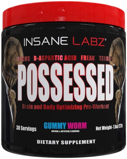[040232322921] INSANE POSSESSED GUMMY WORM 221 GRS