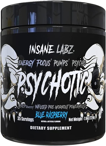 [051497274535] INSANE PSYCHOTIC BLACK 35 SERV BLUE RASPBERRY