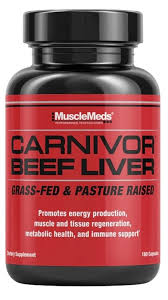 [891597006236] MUSCLEMEDS CARNIVOR BEEF LIVER 180 CAPS