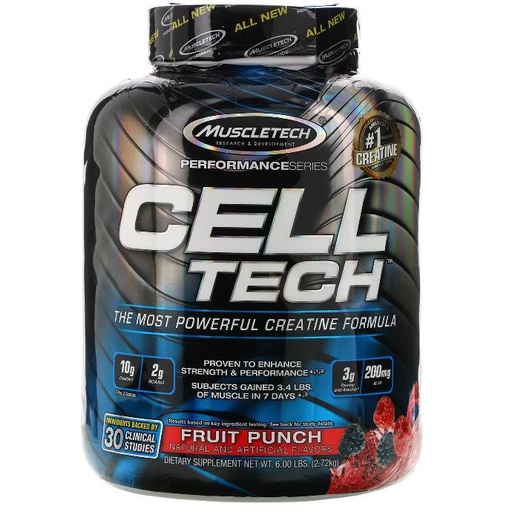 [631656703214] MUSCLETECH CELL-TECH PERFORAMCE 6 LBS FRUIT PUNCH