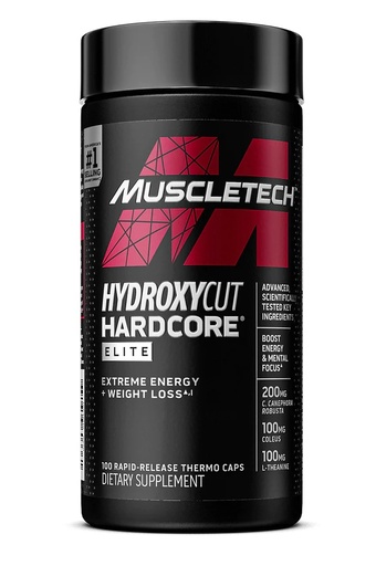[631656603361] MUSCLETECH HYDROXYCUT HARDCORE ELITE 100 CAPS
