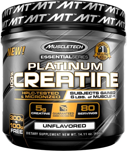 [631656705737] MUSCLETECH PLATINUM CREATINE 400g