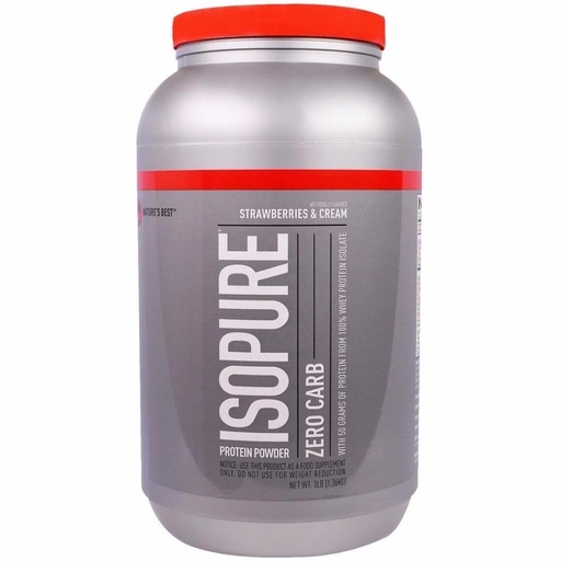 [089094021191] NATURAL BEST ISOPURE ZERO CARB	STRAWBERRIES AND CREAM	3 LBS