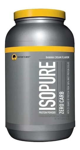 [089094022273] NATURAL BEST ISOPURE ZERO CARB BANANA CREAM 3LBS