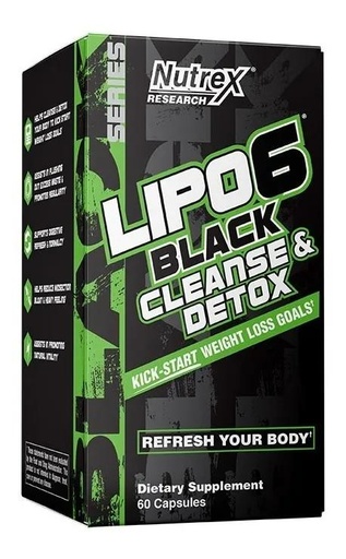 [850026029130] NUTREX LIPO 6 BLACK CLEANSE Y DETOX 60 CAPS