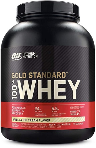 [748927028706] ON 100% WHEY GOLD STANDARD 5 LBS VAINILLA ICE CREAM